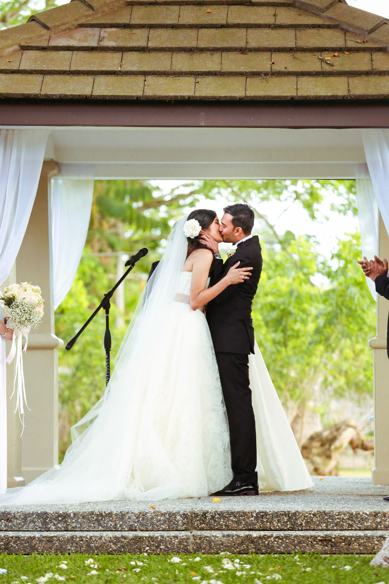 Trinidad Wedding Venue, Drew Manor, Garden Ceremony